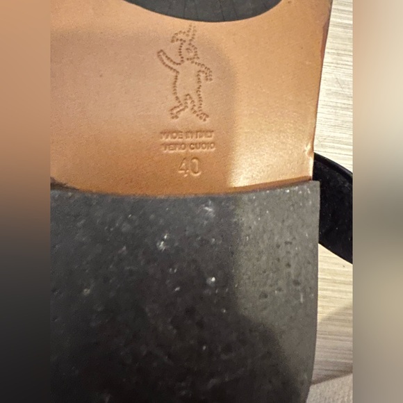 Marni Fussbett Sandals with Calf Fur in Black - Picture 11 of 11